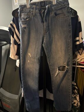 Kids GAP Distressed Light Blue Jeans